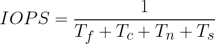 TiFS IOPS Equation